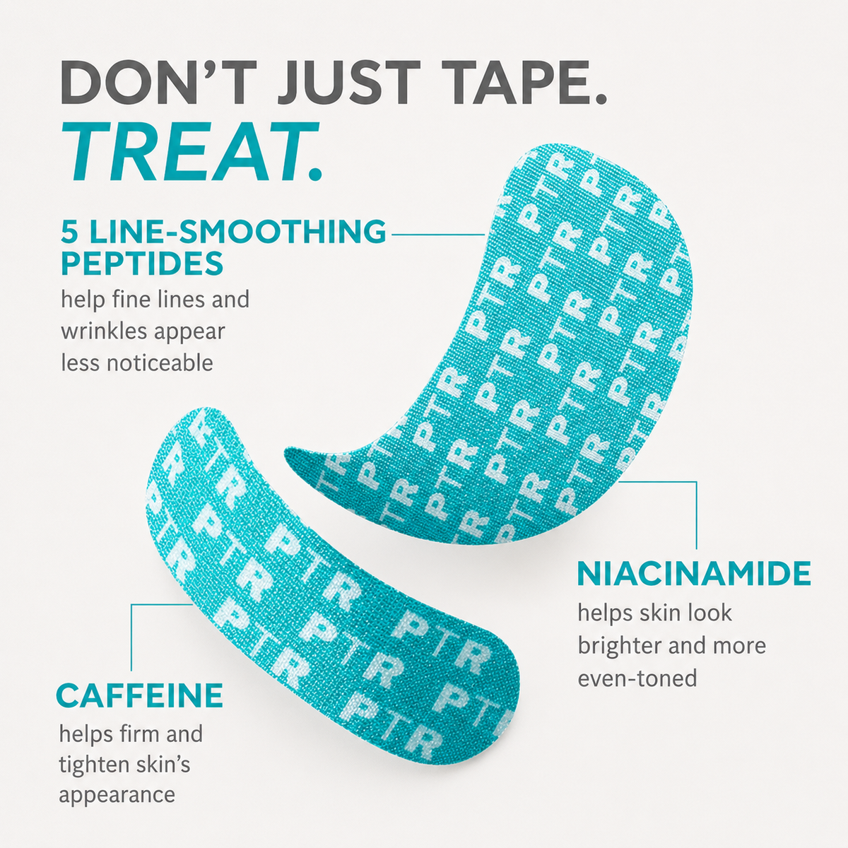 Peptide Skinjection Peptide Infused Face + Eye Tape