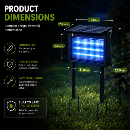 TRUEMADE™ Outdoor Solar Bug Zapper