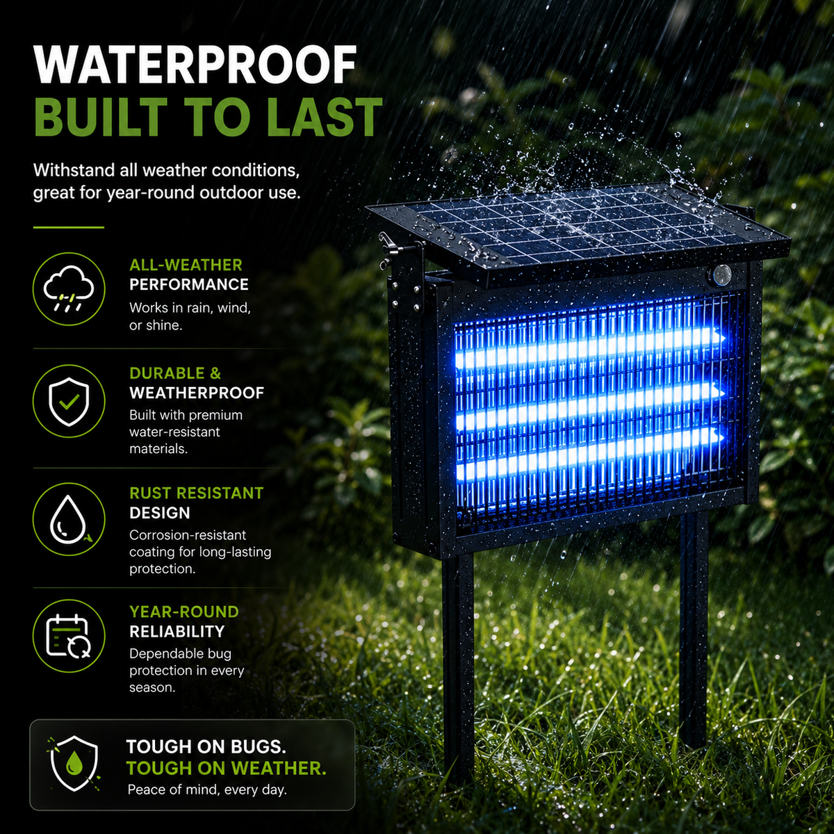 TRUEMADE™ Outdoor Solar Bug Zapper