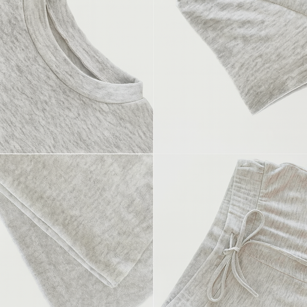 SNWY Women’s Two Piece Lounge Set – Soft Short Sleeve Top & Pants | Casual Loungewear Outfit