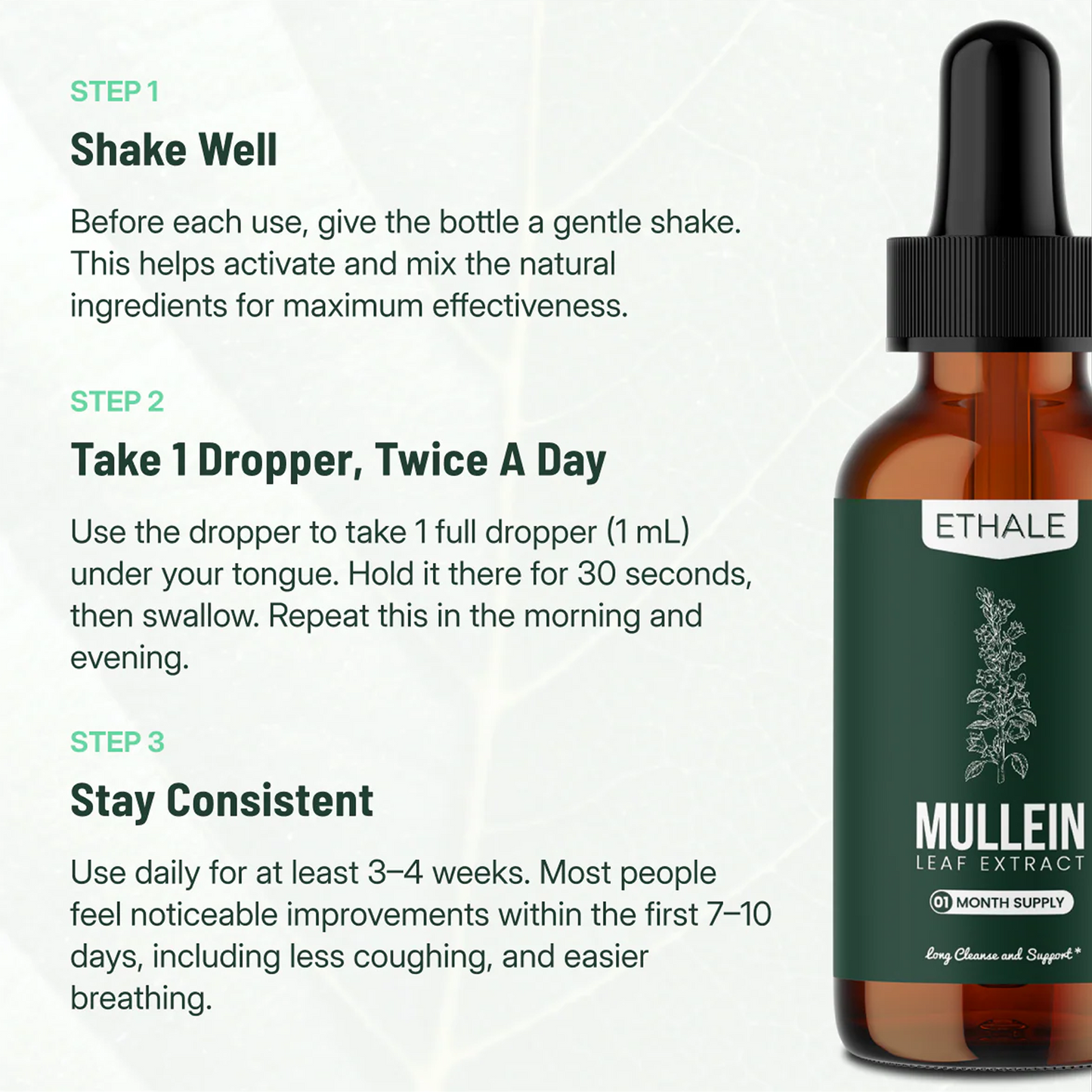 Ethale Mullein & Chlorophyll Lung Drops